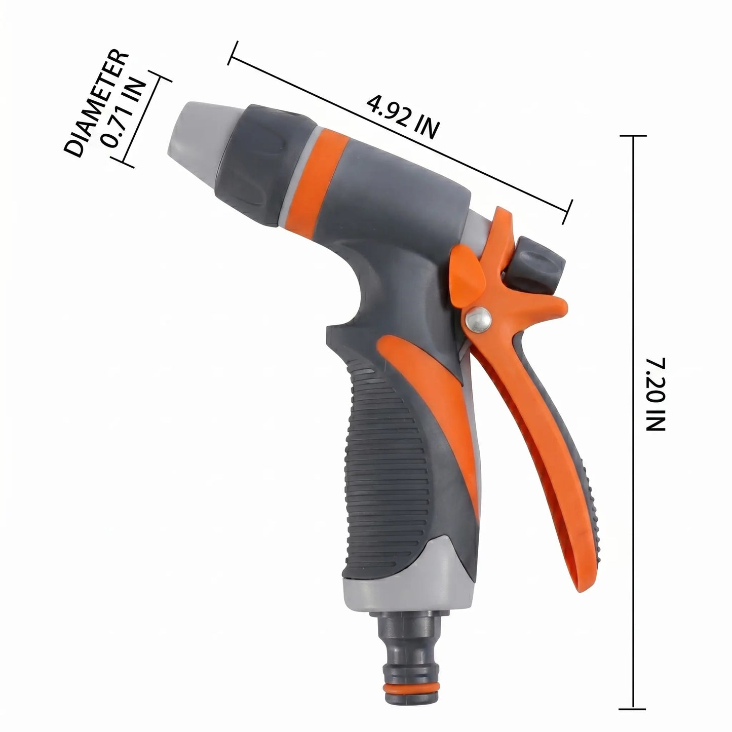 Multi-Functional Adjustable Garden Hose Nozzle for Car Washing and Lawn Watering
