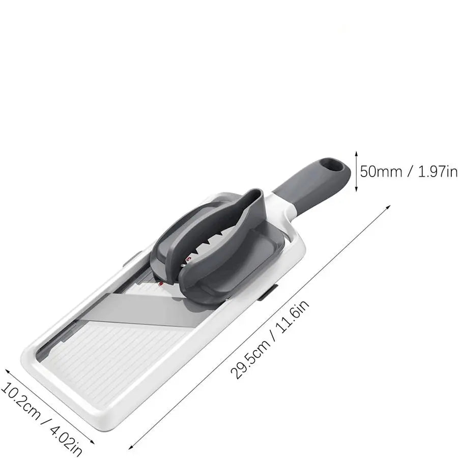Adjustable Stainless Steel Multifunctional Vegetable Chopper and Slicer - 1 Count Kitchen Utensil and Gadget