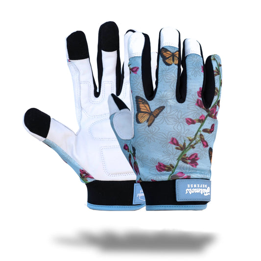 Farmer's Defense Leather Gloves - Thorn Proof and Puncture Resistant, Durable Grip and Breathable Design for Gardening and Landscaping