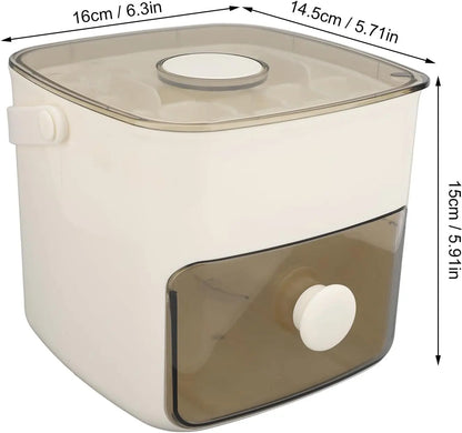 Ice Cube Tray with Lid and Bin - Versatile Ice Maker for Whiskey, Cocktails, Coffee, and Beer with Ice Tongs - Essential Kitchen Tool